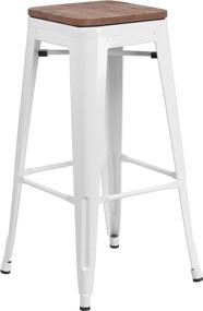 img 4 attached to Taylor Logan Backless Barstool Square