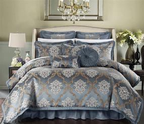 img 4 attached to Chic Home Decorator Upholstery Comforter Bedding