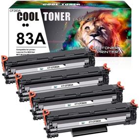 img 4 attached to 🖨️ Cool Toner Compatible Toner Cartridge Replacement: HP 83A & 83X for Laserjet Pro MFP - Black, 4-Pack