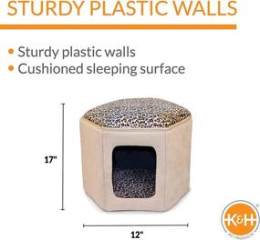 img 3 attached to K&amp;H Pet Products Thermo-Kitty Sleephouse Cat Cave: Heated or Unheated Comfort for Your Feline Friend