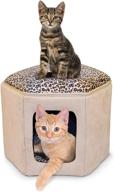 k&amp;h pet products thermo-kitty sleephouse cat cave: heated or unheated comfort for your feline friend logo