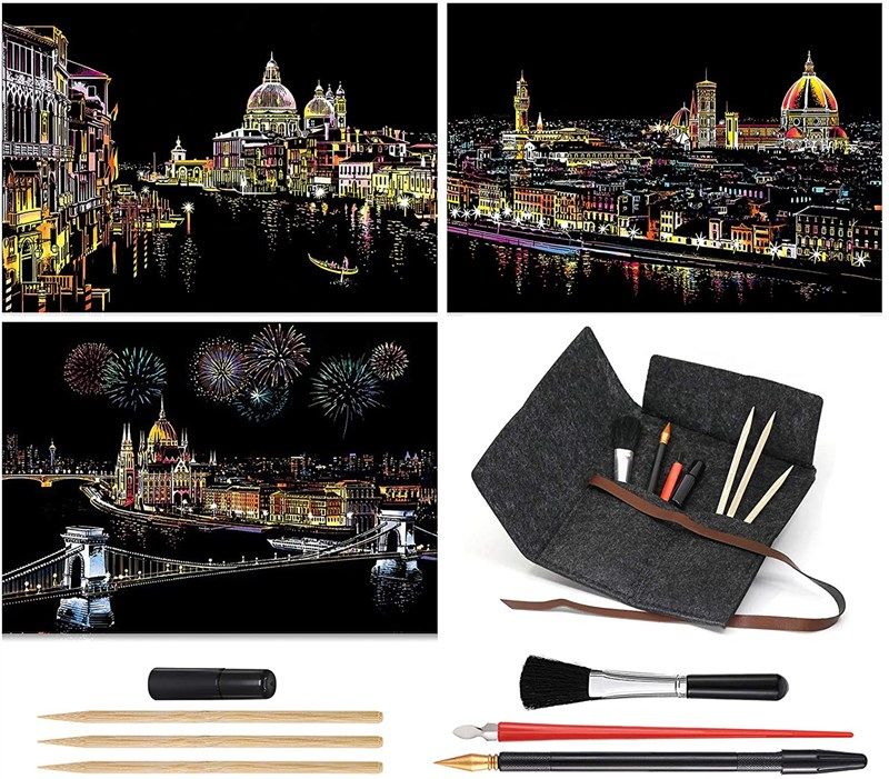 mugit painting scratchboard engraving creative 로고