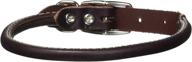 🐾 coastal pet products latigo leather round dog collar, 5/8" x 16 logo