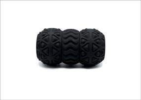 img 4 attached to 🔴 Deep Tissue Vibrating Massage Ball - 4 Speed Vibrating Massage Ball for Trigger Point Therapy - Vibrating Foam Roller for Yoga Therapy and Muscle Recovery - Compact Myofascial Release Vibrating Roller