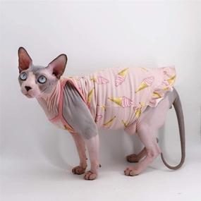 img 1 attached to Kitipcoo Sphynx Clothes Pullover Apparel Cats