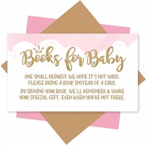img 4 attached to Request Invitations Invites Instead Business Baby Stationery for Invitations