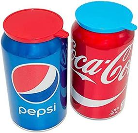 img 3 attached to 🥤 Soda Pop Top Covers - Pack of 12 Assorted Can Lid Protectors