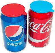 🥤 soda pop top covers - pack of 12 assorted can lid protectors логотип