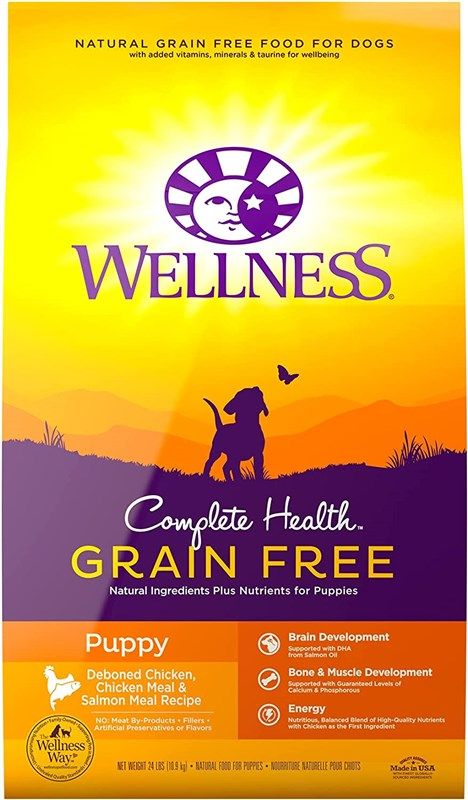 wellness complete natural food 24 pound dogs 로고