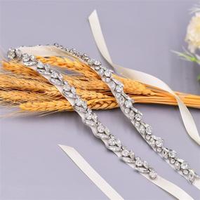 img 2 attached to HONGMEI Rhinestone Wedding Handmade Bridesmaid Women's Accessories