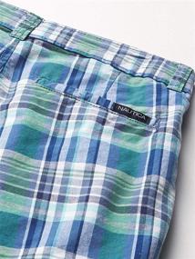 img 2 attached to 🩳 Nautica Front Plaid Shorts: Stylish Seaside Boys' Clothing for Cool Shorts