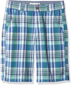 img 3 attached to 🩳 Nautica Front Plaid Shorts: Stylish Seaside Boys' Clothing for Cool Shorts