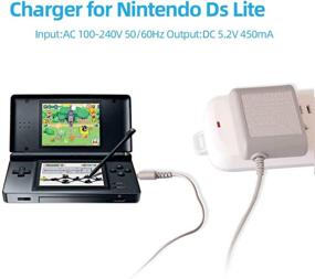 img 2 attached to 🔌 Nintendo DS Lite Charger, Flip Travel Charger Power Supply AC Adapter Wall Charger Power Cord 5.2V 450mA