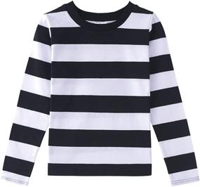 img 4 attached to Gege Spring Collection: Trendy Striped T Shirt for Boys' Clothing Tops, Tees & Shirts