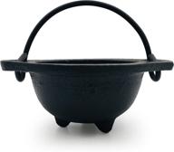 alternative imagination cast iron cauldron: versatile 2.5 inches wide pot for incense, rituals, and home decor логотип