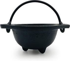 img 4 attached to Alternative Imagination Cast Iron Cauldron: Versatile 2.5 Inches Wide Pot for Incense, Rituals, and Home Decor