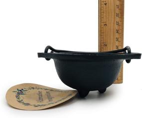 img 1 attached to Alternative Imagination Cast Iron Cauldron: Versatile 2.5 Inches Wide Pot for Incense, Rituals, and Home Decor