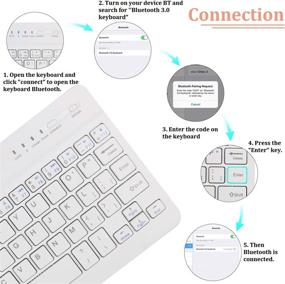 img 2 attached to Keyboard Case Compatible IPad Mini SENGBIRCH IPad Mini