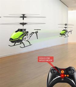 img 1 attached to 🚁 Indoor Green SYMA Helicopter with Multi-Protection Stabilizer