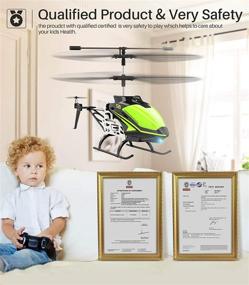img 2 attached to 🚁 Indoor Green SYMA Helicopter with Multi-Protection Stabilizer
