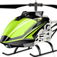 🚁 indoor green syma helicopter with multi-protection stabilizer logo