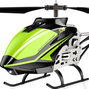img 4 attached to 🚁 Indoor Green SYMA Helicopter with Multi-Protection Stabilizer