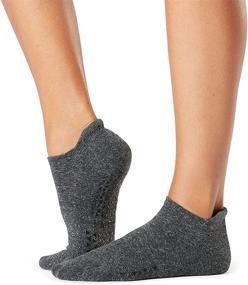 img 3 attached to Enhance Your Barre, Dance, and Yoga Experience with Tavi Noir Women’s Savvy Non-Slip Socks 2 pack