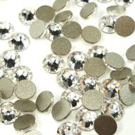 💎 720 pcs swarovski new 2088 xirius crystal (001) clear 5mm ss20 flatbacks rhinestones logo