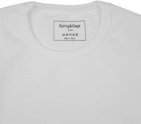 img 2 attached to 👕 Girls' Cotton T-Shirts with Spring Geometric Sleeves - Tops, Tees & Blouses