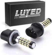 💡 luyed 2 x1000 lumens super bright 4014 51-ex chipsets 880 886 890 892 led bulb with projector: perfect for drl or fog lights - xenon white logo