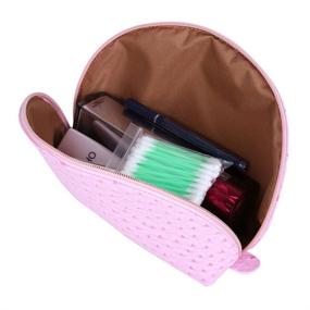 img 2 attached to 🎒 WOMHOPE Portable Cosmetic Organizer Toiletry Bag