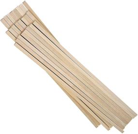 img 1 attached to 🔨 25-Count Square Wood Dowel Rods for DIY Crafts by Bright Creations