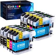 e-z ink (tm) 10-pack compatible ink cartridge replacement for brother lc-103xl lc103xl lc103 xl lc103bk lc103c lc103m lc103y for smooth performance with dcp-j152w mfc-j245 – 4 black, 2 cyan, 2 magenta, 2 yellow logo