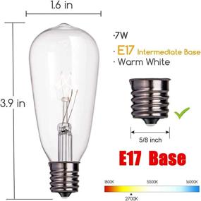 img 3 attached to 💡 High-Quality Konictom Edison Outdoor Replacement Bulb - 7 Watts for Long-lasting Illumination