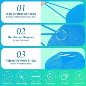 img 2 attached to Highly Efficient KN95 Mask: ≥95% Protection Against PM2.5