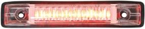 img 4 attached to 💡 GG Grand General 77653: Ultra-Bright Red Thin Line 6-LED Marker Sealed Light with Clear Lens in Red/Clear