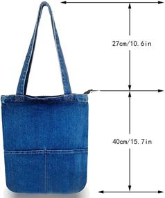 img 2 attached to OEENOC Multifunctional Shoulder Messenger Shopping Women's Handbags & Wallets in Shoulder Bags