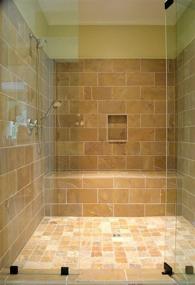 img 1 attached to EZ-NICHES 11in X 16in USA Made - Preformed Tile Niche: Stylish Shower Shampoo Shelf