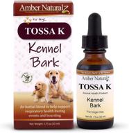 🐶 amber naturalz tossa k kennel bark supplement - natural relief for dogs - 1 ounce логотип