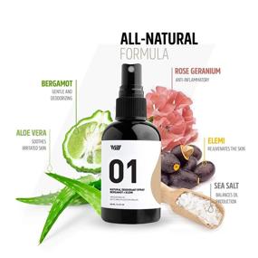 img 2 attached to 🌿 Way of Will 01 Natural Aluminum Free Deodorant Spray – Organic, Non-Toxic Deodorant for Men and Women (Bergamot and Elemi)