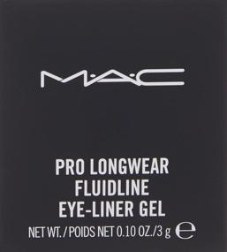 img 3 attached to MAC Pro Longwear Fluidline Blacktrack: Multi-Purpose Gel Eyeliner, 0.1 Ounce – Stunning Precision and Longevity