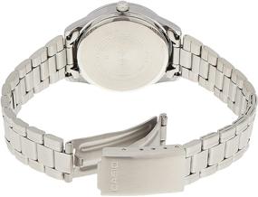 img 3 attached to Casio LTP V005D 2B Womens Standard Stainless