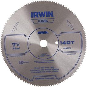 img 4 attached to 🔪 IRWIN Tools 7 1/4-inch Classic Series Steel Corded Circular Saw Blade 140T, .087-inch Kerf (Model 11840)