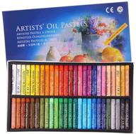 🖍️ patoper oil pastels set - 50 colors drawing pastel sticks paint crayons for kids and adults - student painting art kit - coloring, diy crafting, doodling - artwork supplies for school, office logo