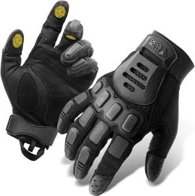 img 4 attached to 🧤 Zune Lotoo Tactical Gloves: Knuckles Protective Airsoft Gloves with Touchscreen Functionality - Ideal Outdoor Shooting Gloves for Men, Women, Motorcycle Enthusiasts, Hikers, and Cyclists