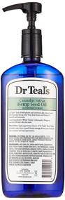 img 1 attached to 🌿 Teal's Pure Epsom Salt Cannabis Sativa Hemp Seed Oil Body Wash - 24 oz