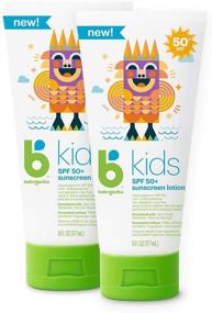 img 4 attached to ☀️ Babyganics Kids Sunscreen Lotion SPF 50, UVA UVB Protection, Water & Sweat Resistant, Non Allergenic, 6 Ounce (2 Pack)