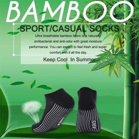 img 3 attached to 🧦 Sunew Bamboo Socks: Ultra-Soft Cushioned Comfort for Unisex, Perfect for Workout & Moisture Wicking - Choose from 1/3/6 Pairs