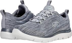 img 1 attached to 👟 Black Skechers Summits Louvin Loafer - Boost Your Style and Comfort