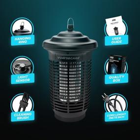 img 3 attached to 🦟 Bug ZUPPER Electric: Powerful 25W Waterproof Mosquito Zapper for Indoor and Outdoor Use with Light Sensor - Bug ZUPPER Electric1